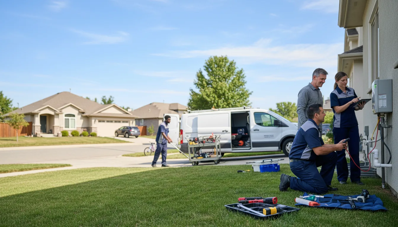 Tankless water heater service in Gladstone, ND